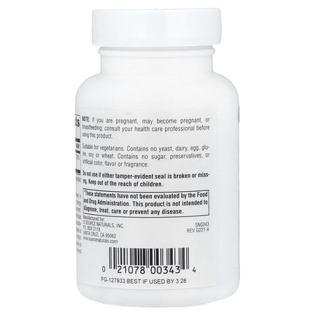 ソースナチュラルズ マンガン 10mg タブレット 250粒 Source Naturals Manganese 10mg 250Tablets お取り寄せ
