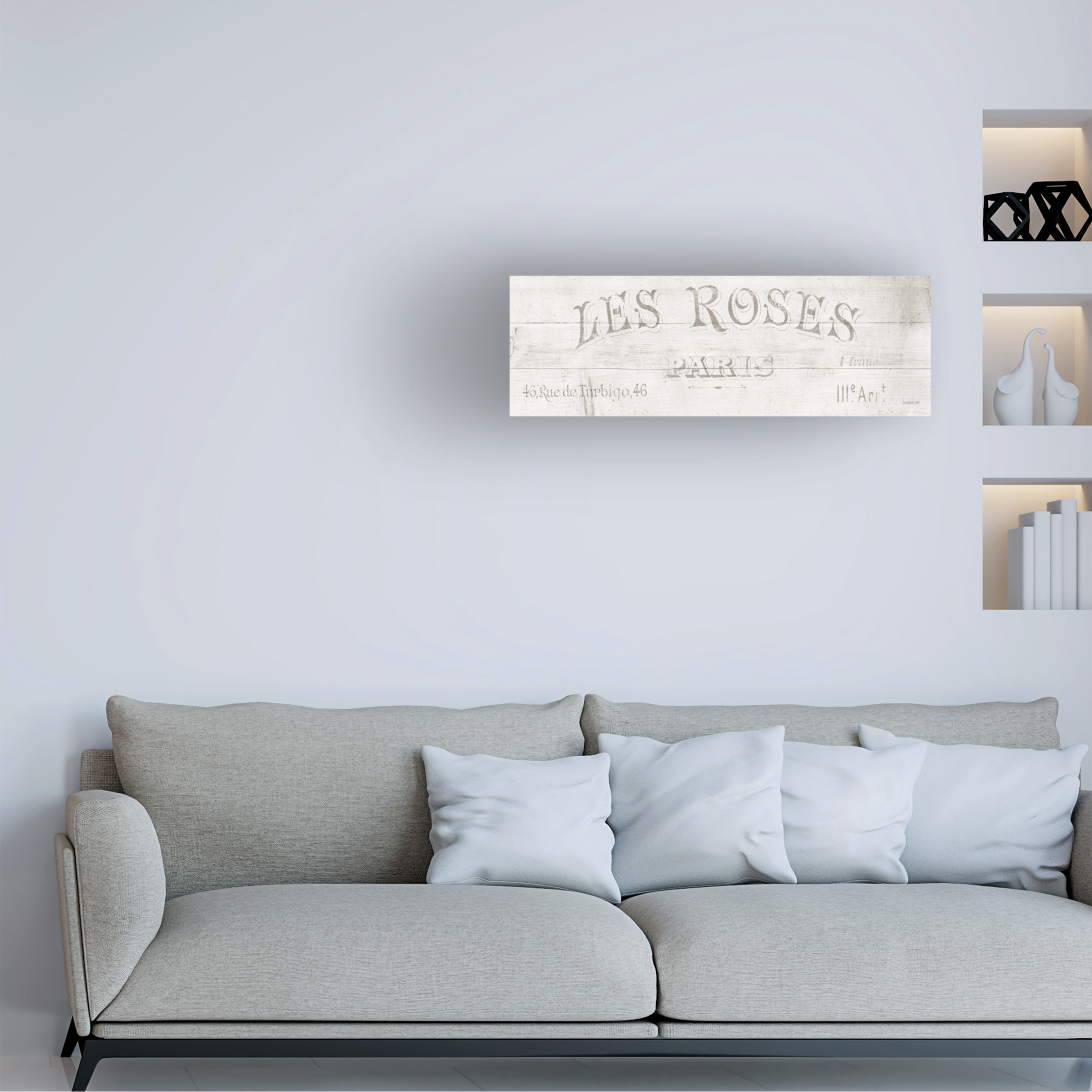 Trademark Fine Art 'French Roses VII' Canvas Art by Danhui Nai