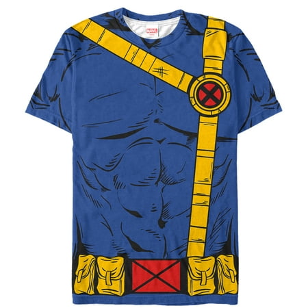 Marvel Men's X-Men Cyclops Costume All-Over Print