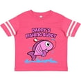 thumbnail image 3 of Inktastic Daddy's Fishing Buddy (pink) Boys or Girls Toddler T-Shirt, 3 of 5