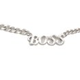 thumbnail image 6 of Women Silver Metal Chain Band Belt Hip Waist BOSS Charm M L XL, 6 of 17