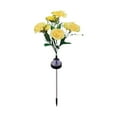 thumbnail image 3 of Solar Powered 7 LED Carnation Garden Stake Lights, Auto On/Off, Waterproof, Outdoor Decorative Lighting for Yard, Pathway, and Patio, Energy Efficient and Easy Install, 3 of 9