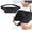 Black#2, variant on Mobile Phone Belt Bag Unisex Waist & Crossbody Satchel Reinforced Cloth Lightweight & Wear-Resistant 32x11cm Black, Khaki, Army Green, Red 1 Pack