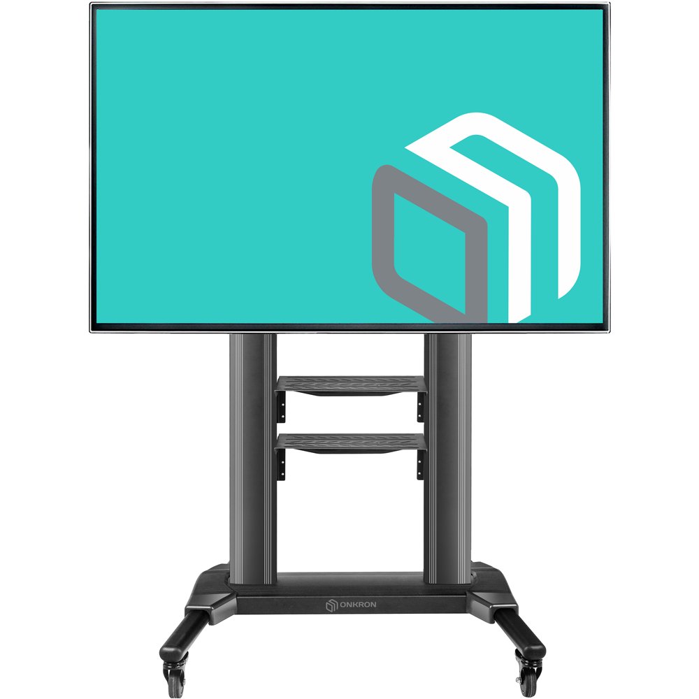 ONKRON Mobile TV Stand TV Cart for 40 to 75 Inch Flat Panel Curved LCD