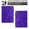 thumbnail image 2 of GSFY Case Compatible with iPad Pro 11 Inch 5th Generation (M4) 2024, Smart Premium PU Leather Wallet Stand Protective Shell with Auto Sleep Wake Feature for iPad Pro 11 2024, Purple, 2 of 7