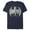 Navy Blue, variant on Men's Batman Shield Logo Comic 80th Anniversary  Graphic Tee Charcoal Heather 1X Big Tall