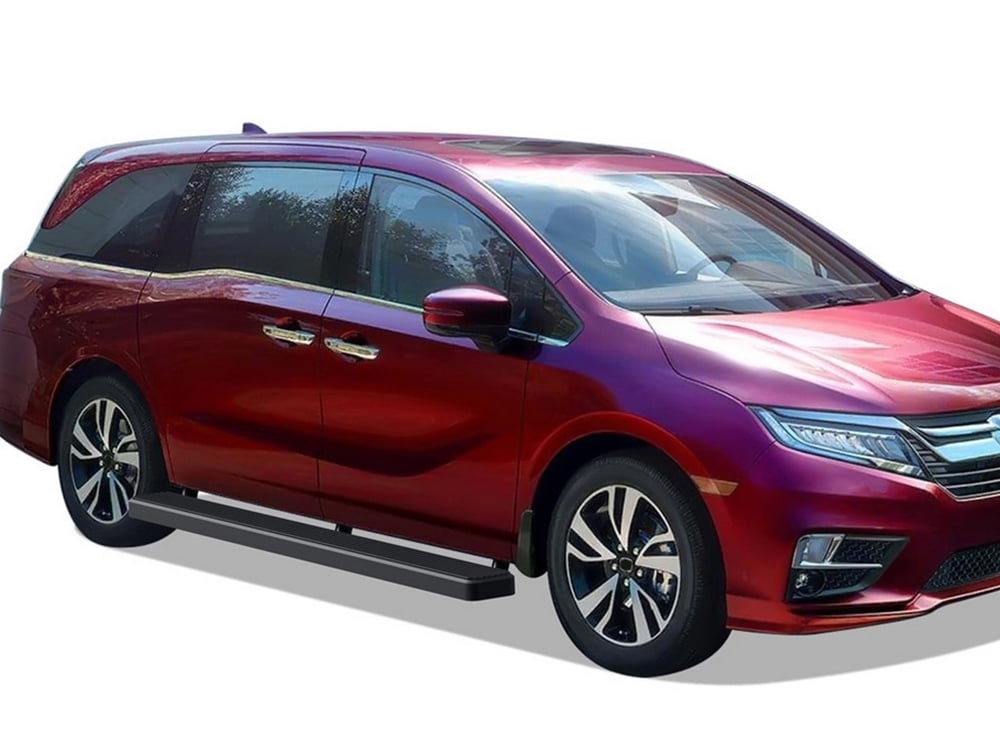 APS Running Boards 6 inches Matte Black Compatible with Honda Odyssey 2015-2017 Stainless Steel (Nerf Bars Side Steps Side Bars)