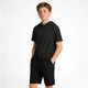 thumbnail image 4 of Ceisia Boys Solid Color Short Sleeve Hooded T-shirt Soft Breathable Casual Top for Kids 5-15Black5-6 Years Gifts, 4 of 9
