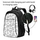 thumbnail image 2 of Balery Sea Turtle Mochila con carga USB para hombre y mujer - Mochila impermeable y antirrobo para laptop con puerto USB para viajes, trabajo, 2 of 7