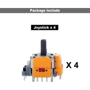 4pcs Hall-Effect Joysticks Replacement for DualSense PS5 Controller, 3D Analog Sensor Wheel Thumb Sticks Rocker Module Replacement for PlayStation 5 Controller