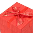 thumbnail image 3 of Nieyigj 4Pcs Red Gift Box with Lids, 3.9 x 3.7 x 3.9 inches (10 x 9.4 x 10 cm), Square Gift Wrapping Boxes for Weddings, Christmas, Birthdays, and Valentine's Day, 3 of 9