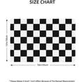 thumbnail image 2 of Black White Checkered Print Placemats Set of 4 Checkerboard Table Mats Table Tableware Place Mats with Non-Slip Heat-Resistant Washable for Dining Home Kitchen Party Indoor, 2 of 6