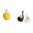 thumbnail image 1 of figura de arte,Escultura de fruta de porcelana decorativa para el hogar.,estatua de cisne,Estatuas y figuritas de cisne de cerámica modernas Esculturas,Escultura de animales Decoración centro, 1 of 8