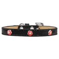 thumbnail image 1 of Red Rose Widget Dog Collar Black Ice Cream Size 20, 1 of 1