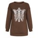 thumbnail image 4 of Sudadera Para Mujer Moda Estampado Cuello Redondo Pullover Tops Manga Larga Cómoda Blusa Sudadera Odeerbi ODB128746, 4 of 6