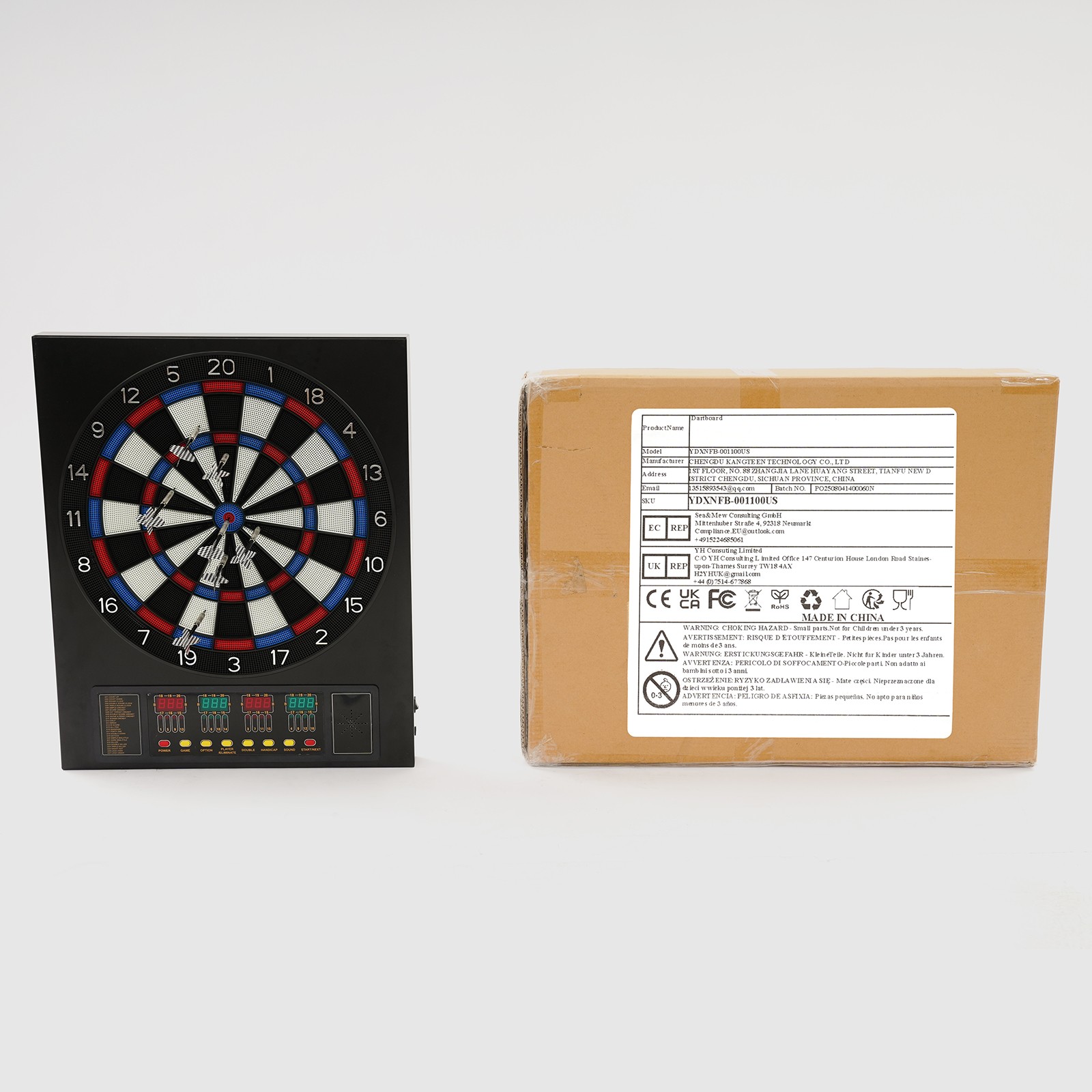 24.8*20.08in Electronic Dartboard Box-Type Electric Dart Board Automatic Scoring Dart-Board