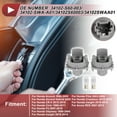 thumbnail image 2 of Unique Bargains 2 Set de Luces de Placa de Licencia Zócalo de Luz para Honda Accord 1998-2005 No.34102-S60-003/34102-SWA-A01/34102S60003/34102SWAA01 Conector de Bombilla de 2 Pines, 2 of 7