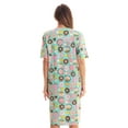 thumbnail image 3 of Just Love Short Sleeve Nightgown Sleep Dress for Women (3X, Mint - All You Need is Love), 3 of 3