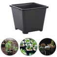 thumbnail image 2 of Square Plastic Nursery Pots for Growing Starter Plants for Garden Decoration, 2 of 9