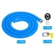 thumbnail image 3 of Kit de manguera de drenaje de aire acondicionado Uxcell de 5 pies, conector de drenaje universal con abrazadera, azul, 3 of 6