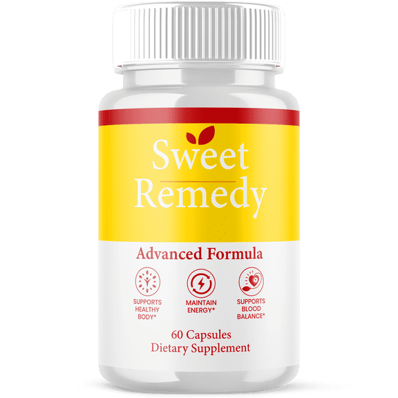 Sweet Remedy Blood Balance Support Pills Advanced Formula Vitamin Supplement SweetRemedy 60 Capsules