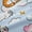 Blue, variant on Feelyou Cat Kitten Curtains Pack of 2 (42x84 Each), Cartoon Love Heart Curtains Blackout