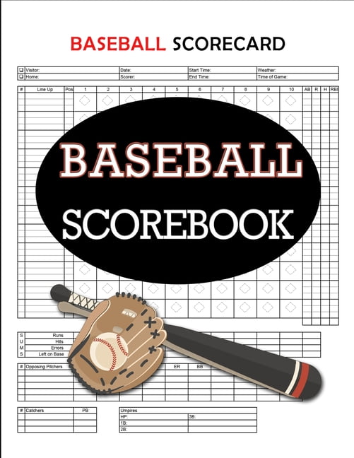 Baseball Scorecard, Baseball Scorebook : 100 Pages Baseball Score Sheet,  Baseball Scorekeeper Book, Baseball Scorecard (Paperback) - Walmart.com