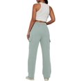 thumbnail image 5 of Womens Cargo Sweatpants Casual Baggy Fleece High Waisted Joggers Pants, 5 of 6