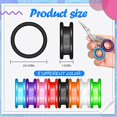 thumbnail image 2 of 16pcs Soft Silicone Scissors Finger Rings,shear Thumb Inserts Finger Protector For Barber Hair Cutting Scissors Pet Shears, 2 of 5