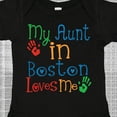 thumbnail image 4 of Inktastic My Aunt in Boston Loves Me Boys or Girls Baby Bodysuit, 4 of 5