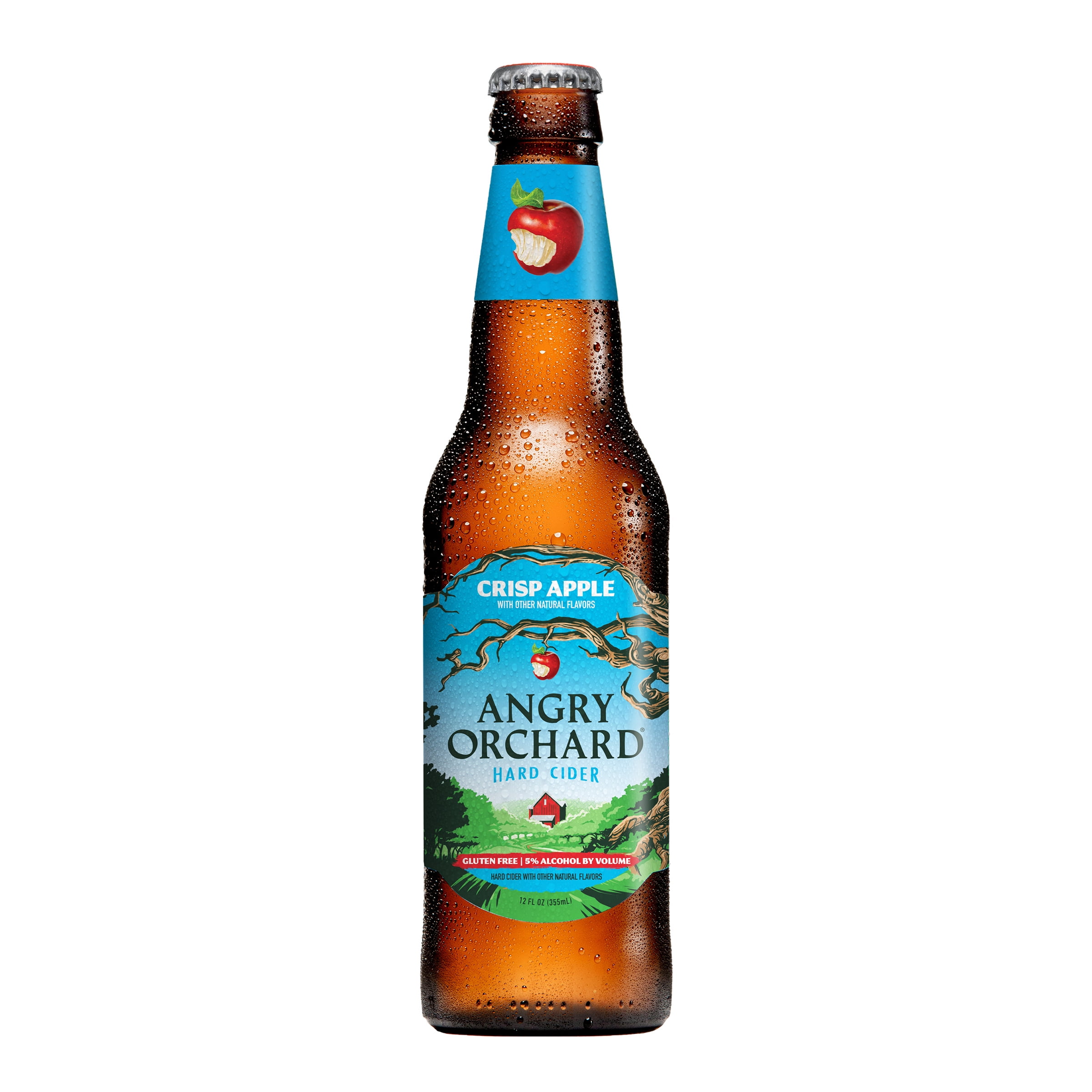 Angry Orchard Crisp Apple Craft Hard Cider 6 Pack 12 fl oz Bottles 5 ABV