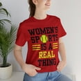 thumbnail image 6 of DJH Apparel | Women's Sports Is A Real Thing Softball Unisex Tshirt, 6 of 7