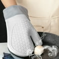 thumbnail image 2 of shyuyusa Silicone Oven Mitts - Heat-Resistant Kitchen Gloves | Safe for Baking & Microwave Use, Non-Slip Grip & Easy-Clean Design, 2 of 6