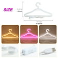 thumbnail image 3 of DYstyle 16inch Large LED Neon Coat Hanger Neon Night Transparent Acrylic Back Panel Decoration, 3 of 3