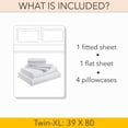 thumbnail image 5 of PRATYUX Twin XL 6-PC Sheet Set 700-TC 100% Egyptian Cotton, 15" Deep Pockets - White, 5 of 7