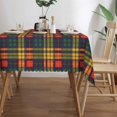 thumbnail image 3 of Rectangle Table Cloth, Buchanan Clan Plaid Scottish Tartan Resistant Washable Tablecloth Decorative Table Cover for Dining, Indoor and Outdoor, 3 of 6
