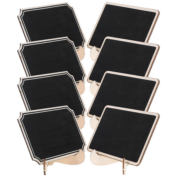 Memo Board Practical Letter Board Blackboard Round Inner Corners Leaving Messages For Cafe And Restaurant 20Pcs
