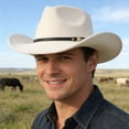 thumbnail image 1 of Classic Western Cowboy Hat for Everyday Outdoor Leisure with Design and Timeless Country Style Sun, 1 of 4