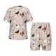thumbnail image 1 of Balery Funny Chicken Conjunto de Pijama Infantil de Manga Corta con Estampado – Ropa de Dormir de Algodón Suave-3X-Large, 1 of 6