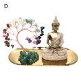 thumbnail image 2 of LCXmlly Mini Tongs Crystal Tree Ornament Standing Meditation Symbol Desktop Decor Household Accessories, 2 of 6