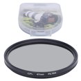 thumbnail image 2 of Filtre Polariseur Circulaire, Filtre CPL Polarisant, Réduit la Réflexion, Améliore le Contraste, Filtre Polariseur Circulaire en Verre Optique Multi-Revêtement pour Objectifs de Caméra avec Étui de Rangement, 2 of 7