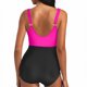 thumbnail image 4 of Traje de baño de una pieza para mujer, conjuntos de bikini para mujer, trajes de baño sin mangas extragrandes para mujer, bikini con cuello alto, escote en V, traje de baño sin mangas para mujer, 4 of 7
