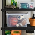 thumbnail image 2 of IRIS 56L Clear Latch Box, Stackable Plastic Storage Bins with Lids, 4 Pack, 2 of 7