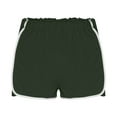 thumbnail image 3 of SnZhen Shorts for Women Loose Fit Women's Summer Solid Color Sexy Elastic Waist Side Pleated Casual Shorts, 3 of 4