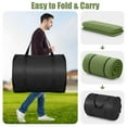 thumbnail image 5 of Costway Queen Futon Mattress Japanese Floor Pad Washable Cover Carry Bag Green, 5 of 10