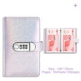 thumbnail image 1 of With Password Lock Saving Money Notebook PU Leather Budget Saving Book, 1 of 11
