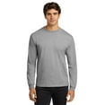 thumbnail image 2 of Gildan Softstyle Long Sleeve T-Shirt for Men, 4.5 oz Ring-Spun Cotton, Modern Classic Fit, Sport Grey, Pack of 6, 2XL, 2 of 5