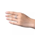 thumbnail image 4 of K-KED Luxury Cubic Zircon Ring Women Two Color 925 Silver Filled Delicate Jewelry Sz 6-10-8, 4 of 6