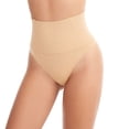 thumbnail image 2 of Tanga con hueso de acero que contrae el vientre, bragas levantadoras de cadera, cintura alta para mujer, estilo europeo y americano, 2 of 6