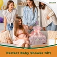 thumbnail image 6 of Sharth Baby Diaper Caddy Organizer with Upgraded Stitched Edges – Foldable Felt Nursery Organizer with Handle, Removable Dividers & 8 Outer Pockets, Portable Baby Shower Registry Gift (Gray), 6 of 9